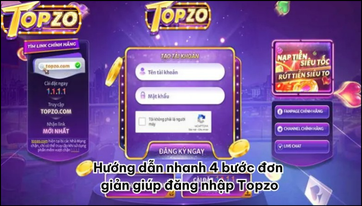 Đăng ký Topzo – Kinh nghiệm từ chuyên gia để bắt đầu hành trình cá cượ