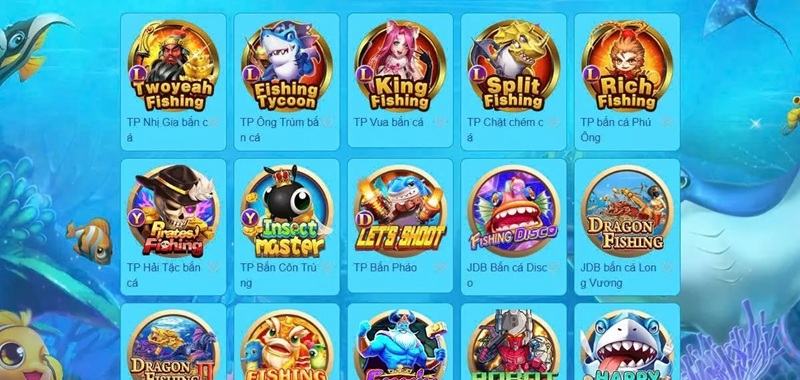 Một số game bắn cá đổi thưởng nổi bật