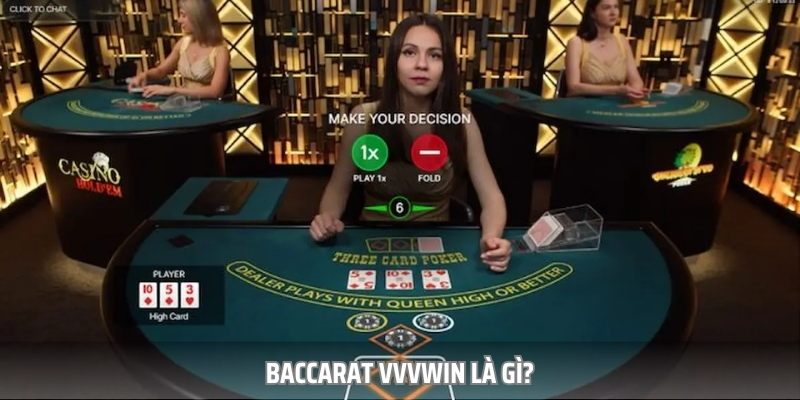 Baccarat VVVWIN là một trong những tựa game giải trí HOT