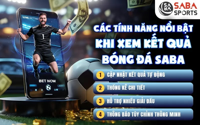  Các tính năng nổi bật khi xem kết quả bóng đá Saba